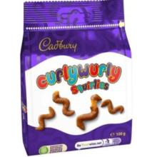 31 pal. // 30540 Pcs  Cadbury Squirlies 100g