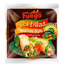 8 Pal. // 7084 Pcs  Fuego Tortillas Mexican Style 320g