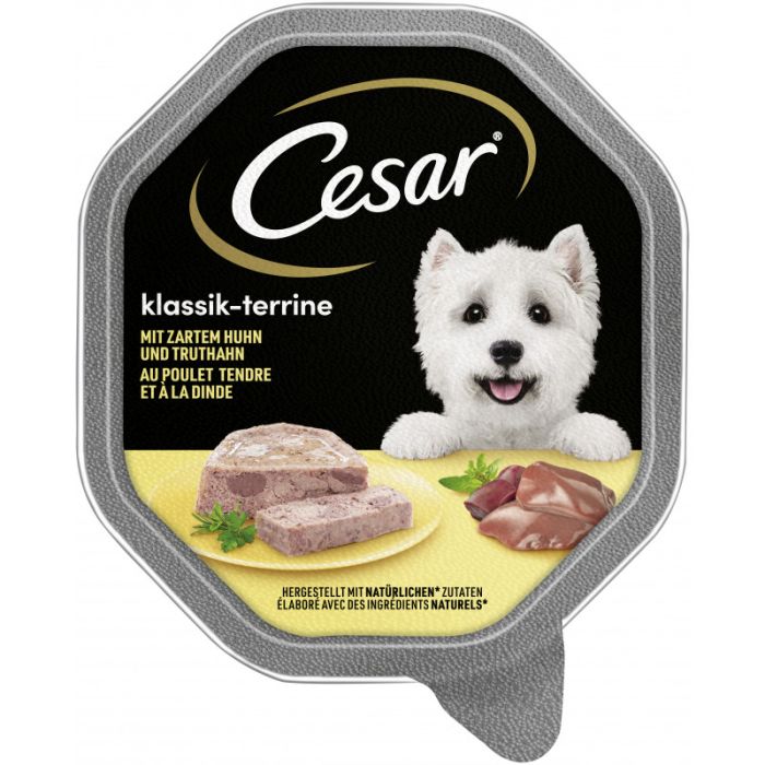 CESAR® Schale Klassik-Terrine mit Huhn und Truthahn 150g-4008429061868