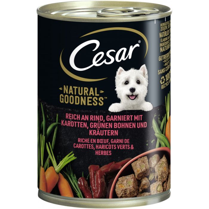 CESAR® NATURAL GOODNESS™ Dose mit Rind 400g-4008429141478