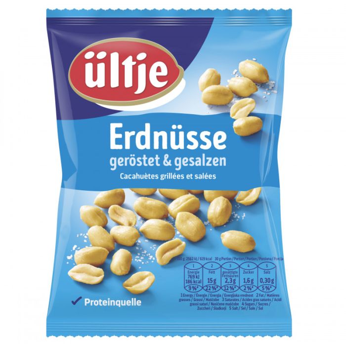 ültje Erdnüsse geröstet & gesalzen 200g Beutel-4004980505506