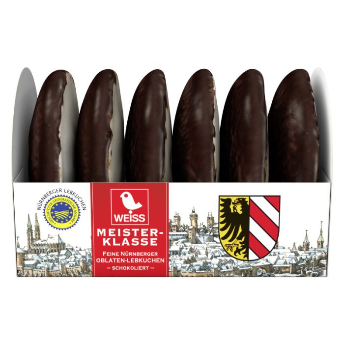Weiss Meisterklasse Feine Oblatenlebkuchen Zartbitter 200g-4003160340807
