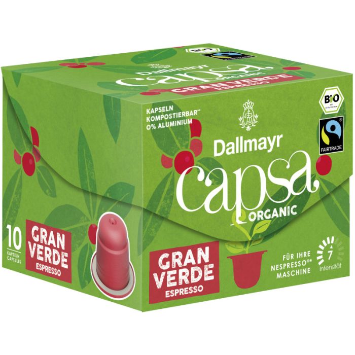 Dallmayr Capsa Gran Verde Lungo Intenso (10 Port.)-4008167009900