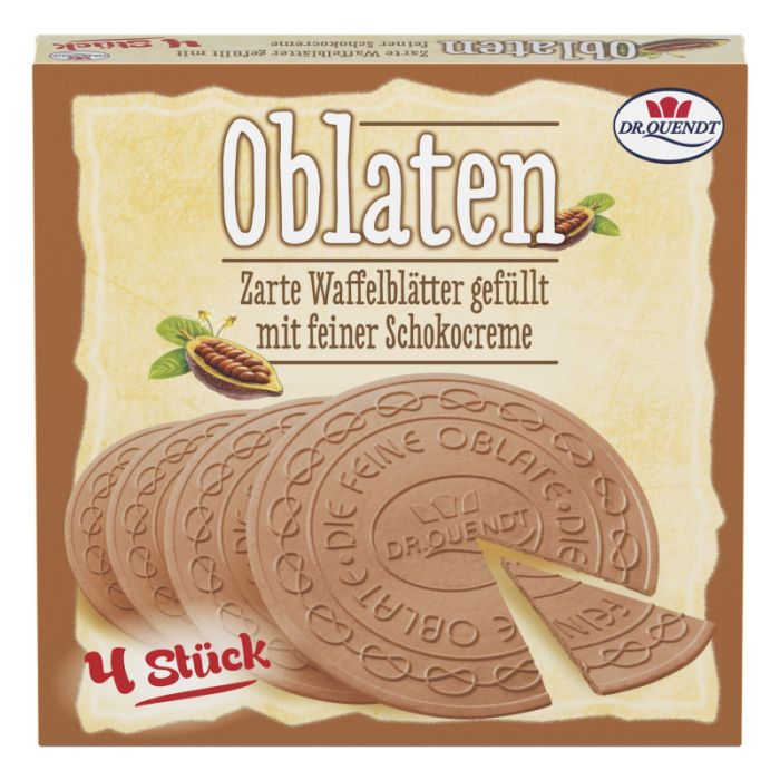 Dr. Quendt Oblaten Schokocreme 150g-4013392032081