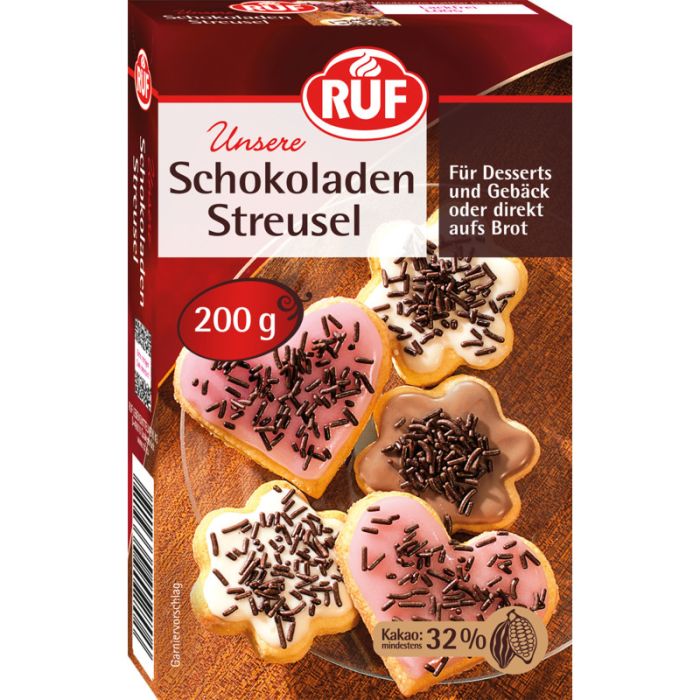 RUF Schokoladen Streusel 200g-4002809024795