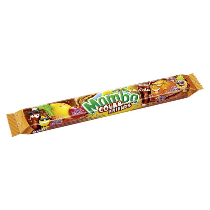 Mamba Cola & Friends, Kaubonbons, 4-er Stange, 1 x 106g-4014400926309