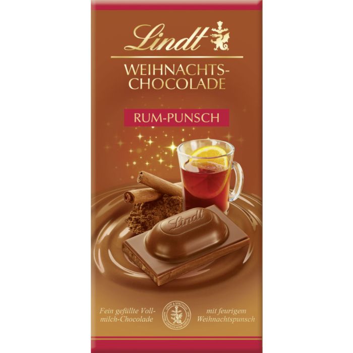 Lindt Weihnachtschocolade Punsch 100g-4000539709609