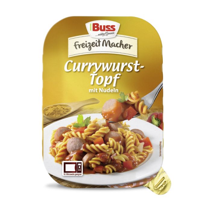 Buss Currywurst-Topf mit Nudeln 300g-4003082008670