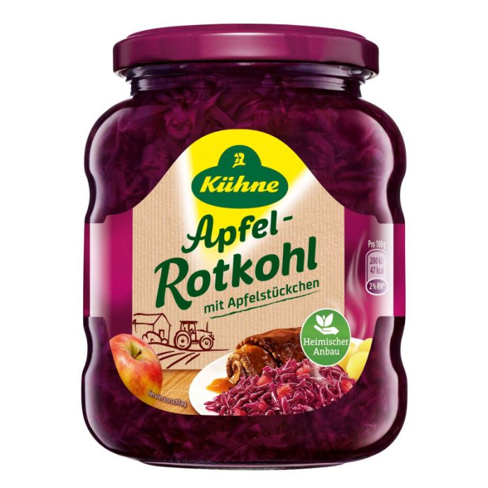 Kühne Apfelrotkohl 370ml 350g-40122762