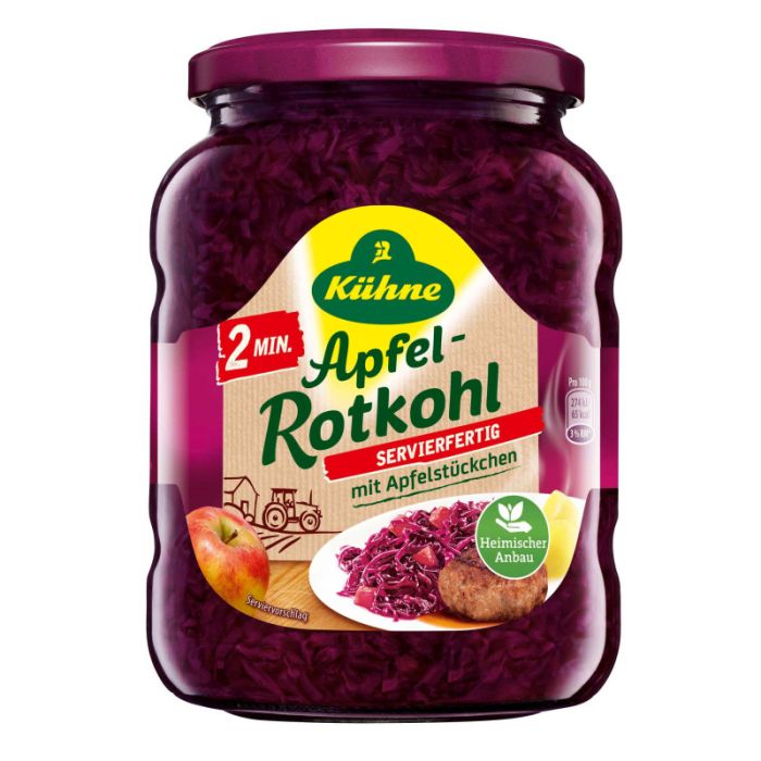 Kühne Apfelrotkohl 2 Minuten, 720ml Glas 700g-40804781