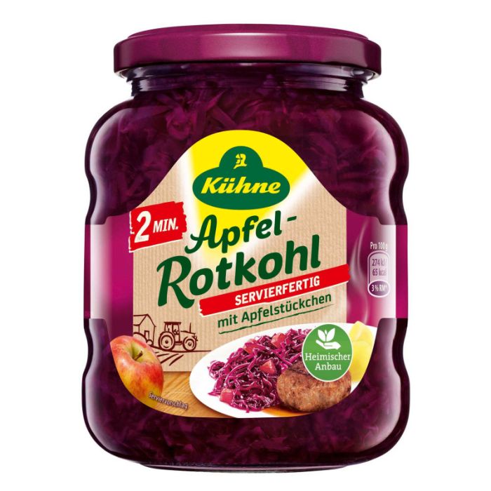 Kühne Apfelrotkohl 2 Minuten, 370ml Glas 355g-40804453