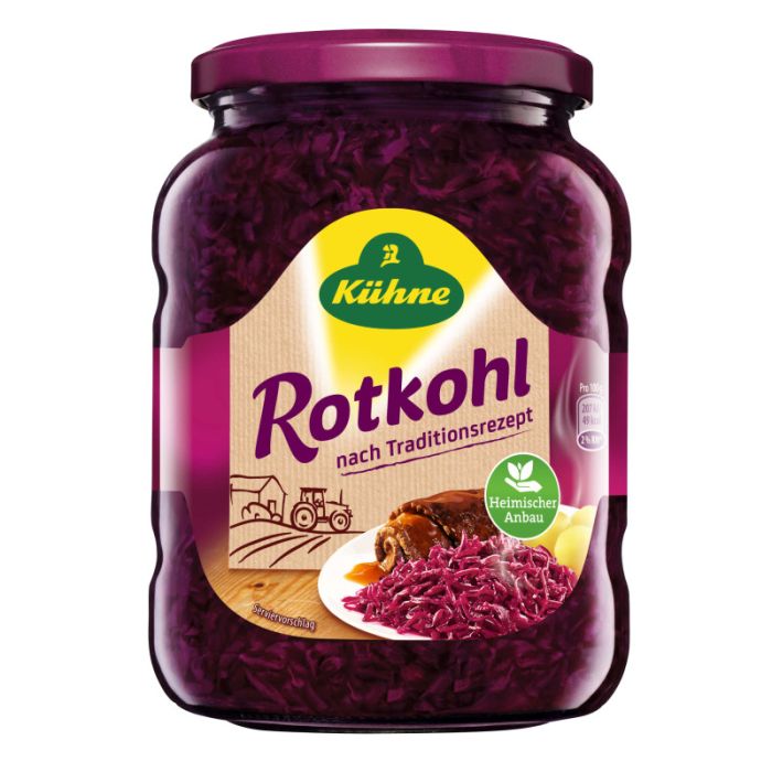 Kühne Rotkohl 720ml Glas 680g-40804002