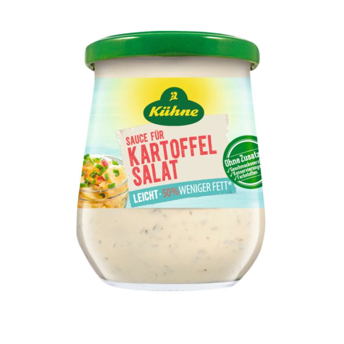 Kühne Fertige Sauce für Kartoffelsalat leicht 250ml Glas-40737744