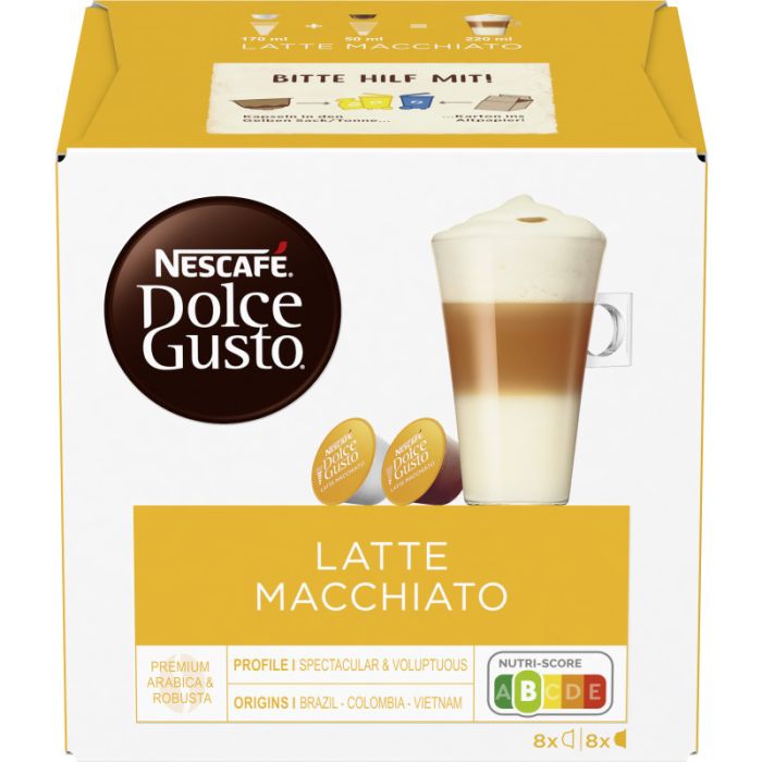 NESCAFE DOLCE GUSTO Latte Macchiato 16 Kapseln = 183,2g-7613037491173