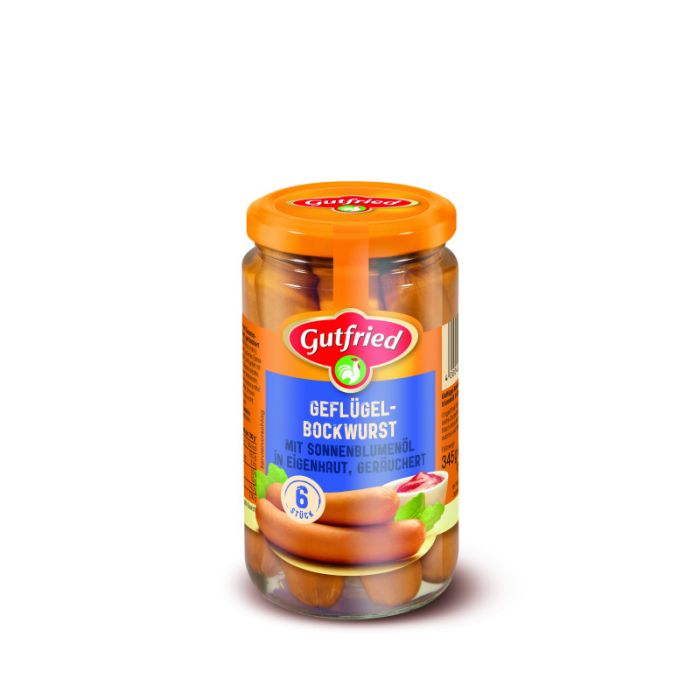 Gutfried Geflügel-Bockwurst  345g-4000404943213