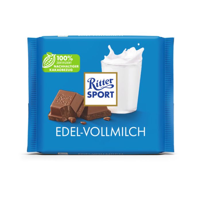 Ritter Sport Edel-Vollmilch Tafel 100g-4000417602114
