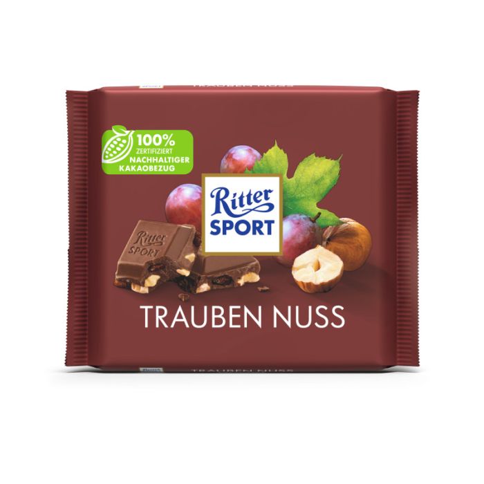 Ritter Sport Trauben Nuss Tafel 100g-4000417602213