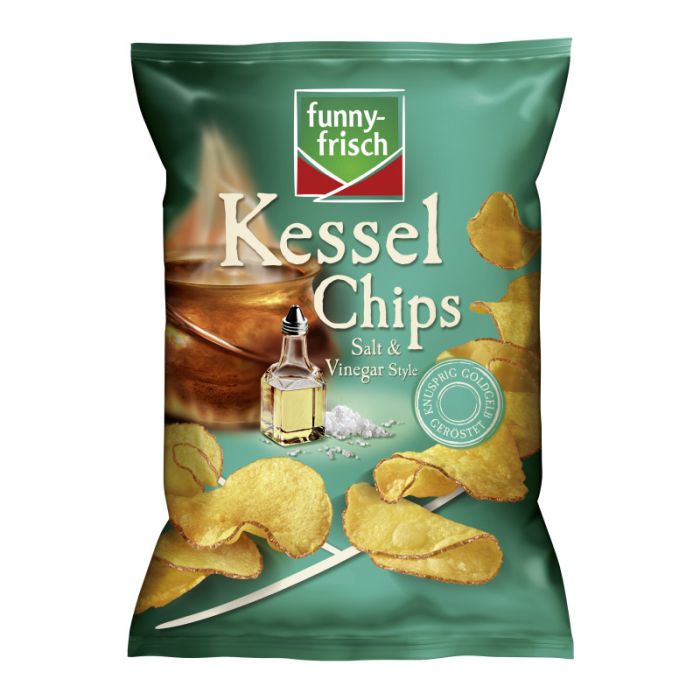 funny-frisch Kessel Chips Salt & Vinegar Style 120g-4003586002938