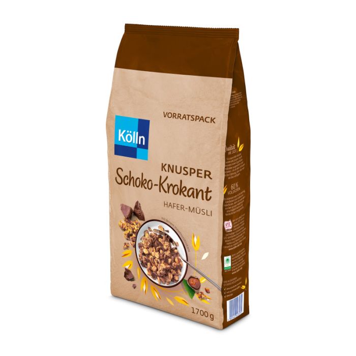 Kölln Knusper Schoko-Krokant Hafer-Müsli 1700g-4000540023572