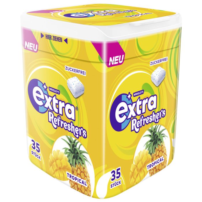 Wrigley Extra REFRESHERS Dose Tropical 35 Stück-4009900549042