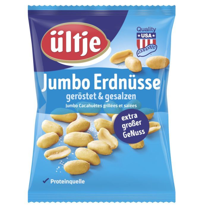 ültje Jumbo Erdnüsse geröstet & gesalzen 200g Beutel-4004980507302