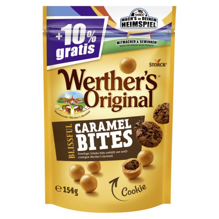 Werther’s Original Blissful Caramel Bites Cookie 154g-4014400935783