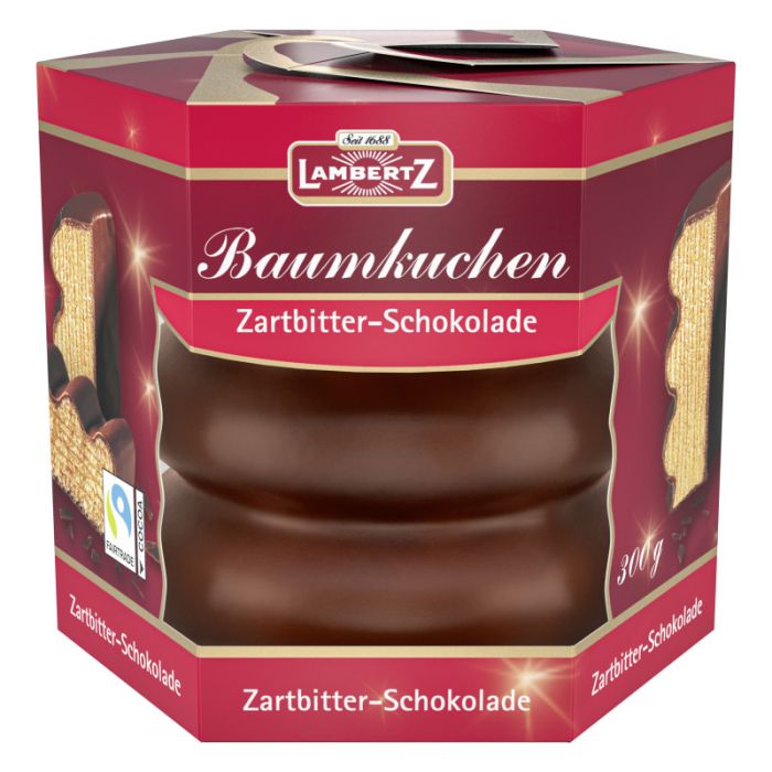 Lambertz Baumkuchen Zartbitter 300g-4006894554908