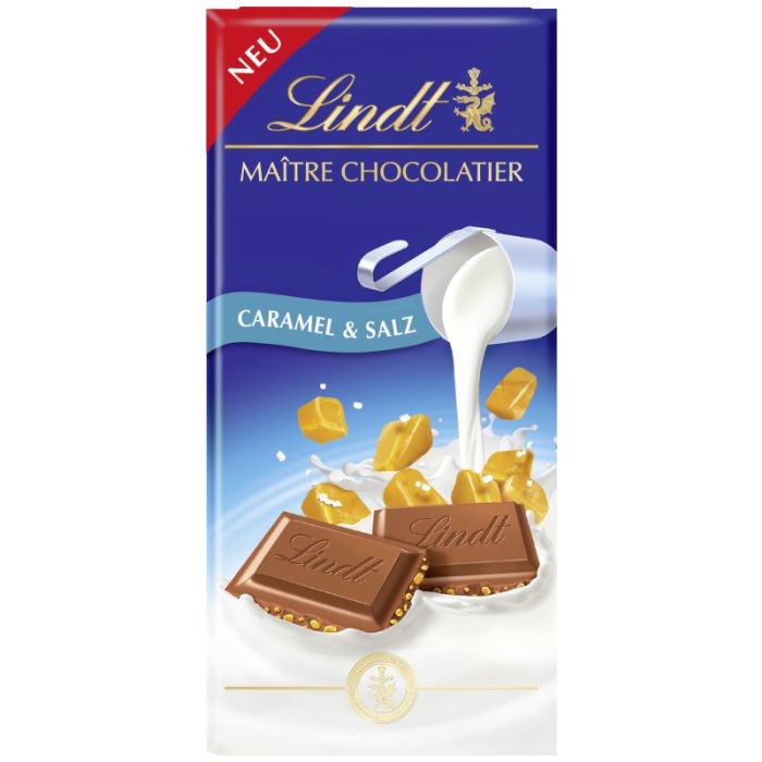 Lindt Caramel & Salz Tafel 100g-3046920021555