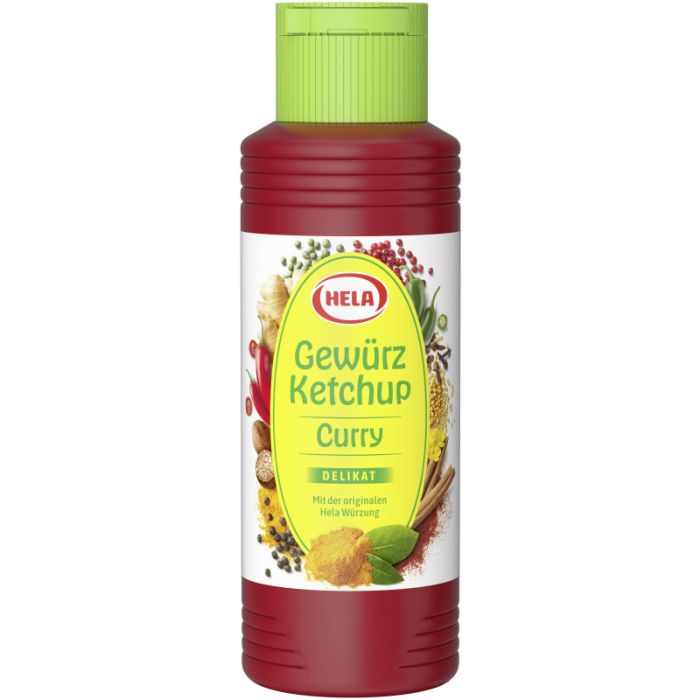 Hela Curry Gewürz Ketchup delikat 300 ml-4027400148343