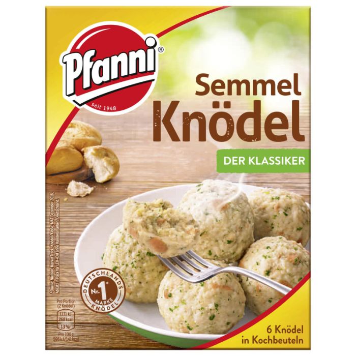 Pfanni Semmel Knödel 6 Stück = 200g Packung-4032600004337