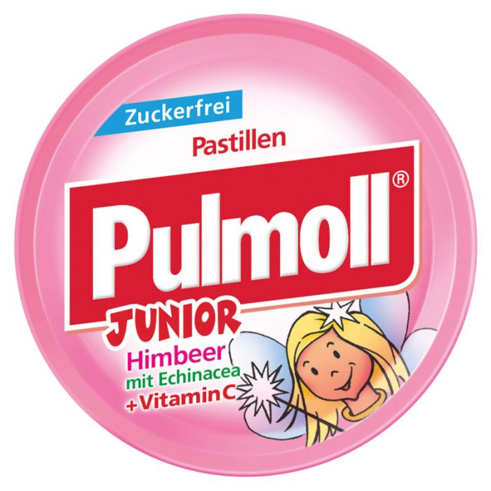 Pullmoll JUNIOR HIMBEERE ohne Zucker 50g-4002590700892