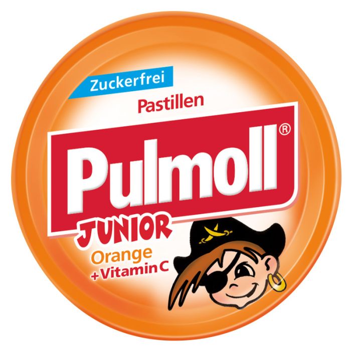 Pulmoll Junior Pastillen Orange +Vitamin C 50g-4002590700885