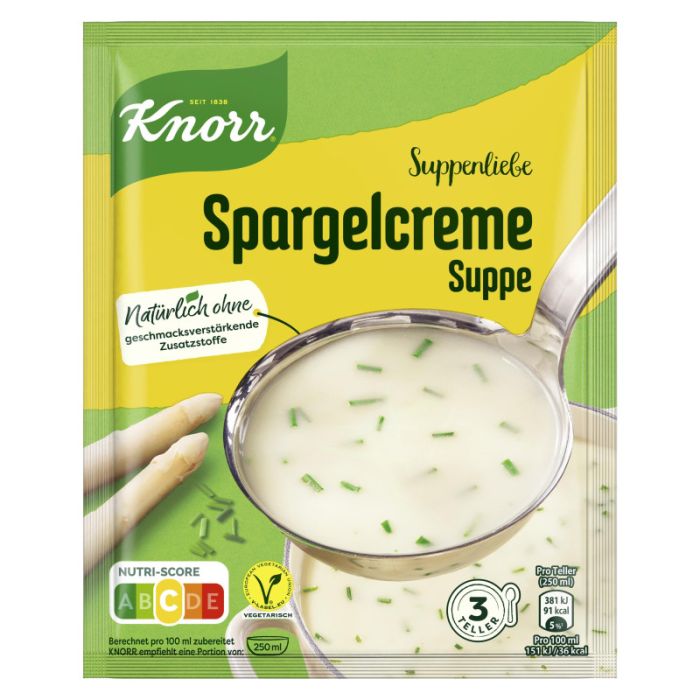 Knorr Suppenliebe Spargelcreme Suppe 750ml Beutel-8712566410231