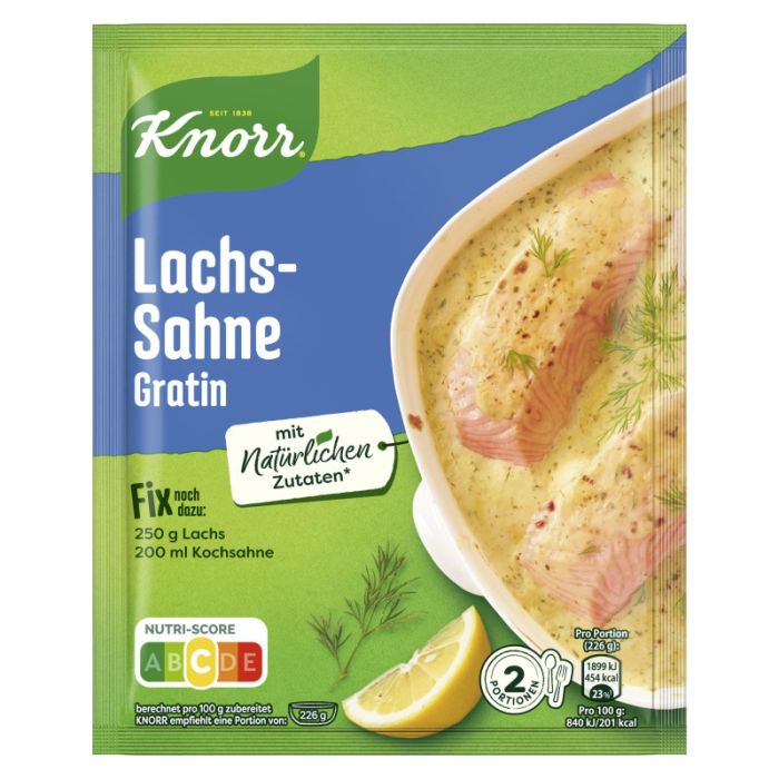 Knorr Fix Lachs-Sahne Gratin 28g-8718114824307
