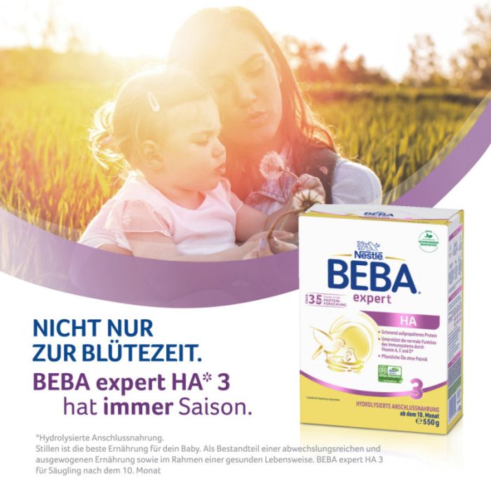 NESTLE BEBA Expert HA 3 Hydrolisierte Anschlussnahrung nach dem 10 Monat à 550g	-8445290917959
