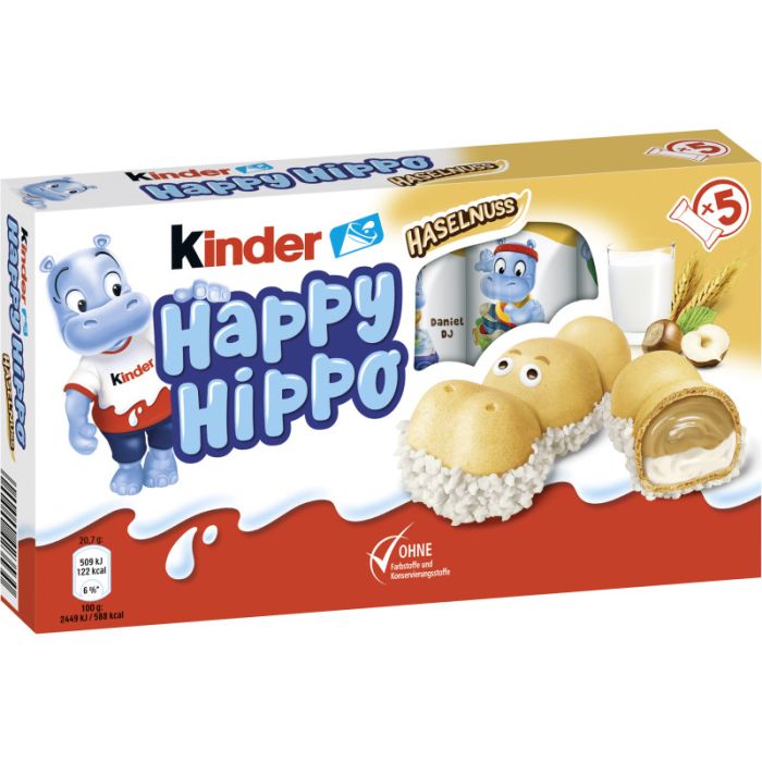 kinder Happy Hippo T5 Haselnuss 103,5g-8000500423530