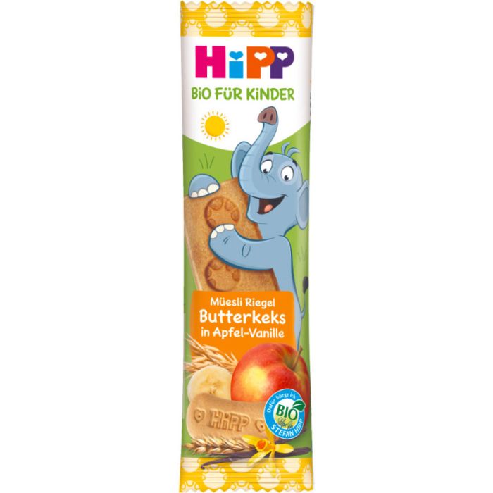 HiPP Mueesli Fr. Butterkeks in Apfel-Van 20g-4062300362239