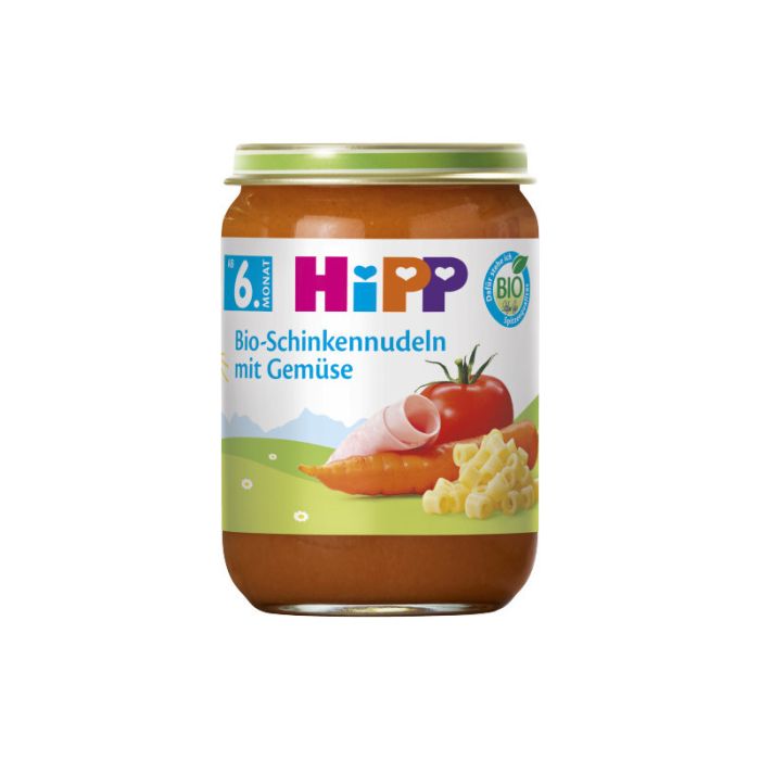 HiPP Bio-Schinkennudeln mit Gemuese 190g-4062300024816