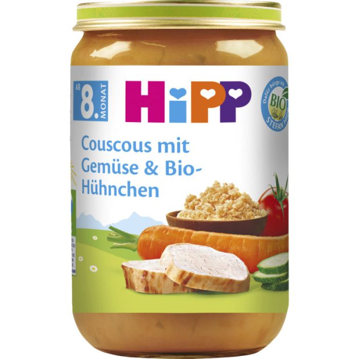HiPP Couscous m. Gemuese und Bio-Huehnch 220g-4062300266148