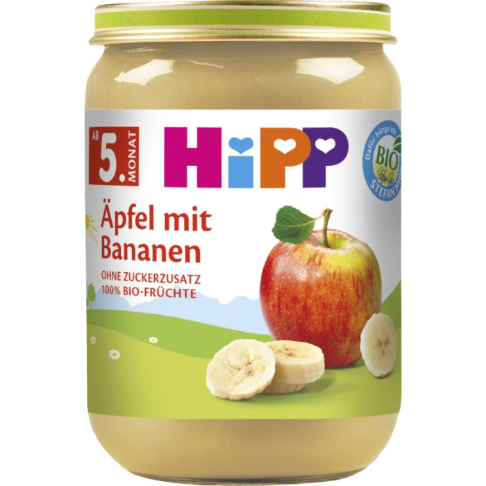 HiPP Aepfel mit Bananen 190g-4062300379381