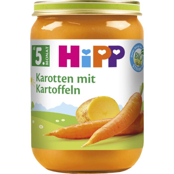 HiPP Karotten mit Kartoffeln 190g-4062300021112