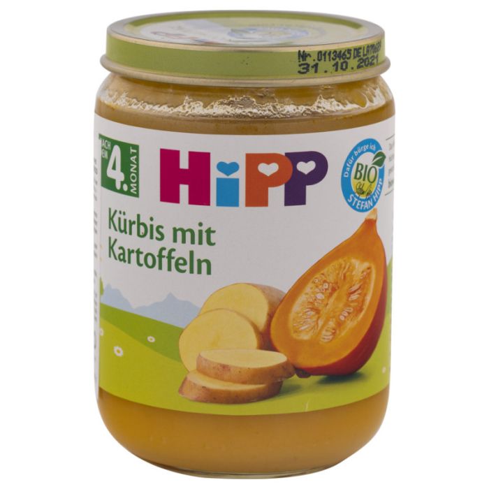 HiPP Kuerbis mit Kartoffeln 190g-4062300129443