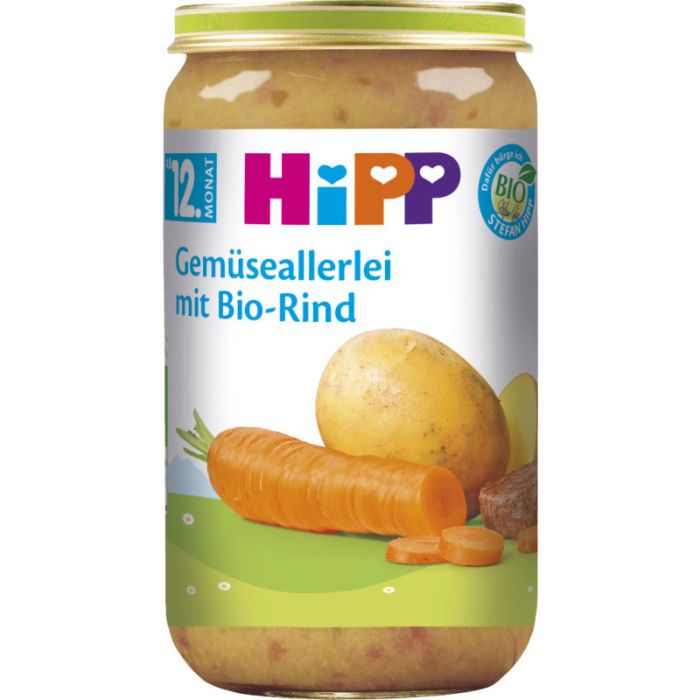 HiPP Karotten m. Kartoffeln u. Bio Rind 250g-4062300261303