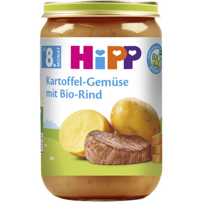 HiPP Karotten mit Kartoffeln u. Bio Rind 220g-4062300265998