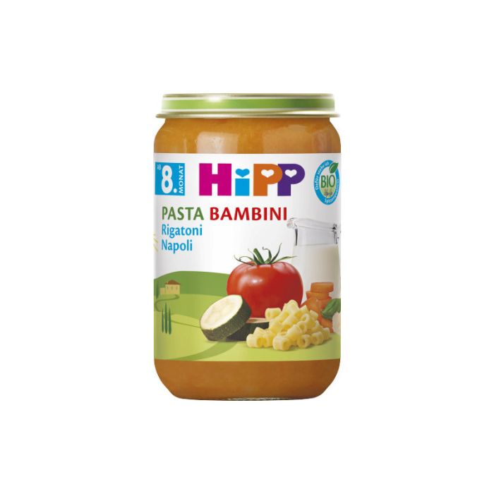 HiPP Pasta Bambini Rigatoni Napoli 220g-4062300463646