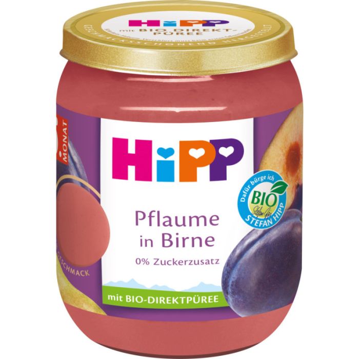 HiPP Pflaume in Birne 160g-4062300441170