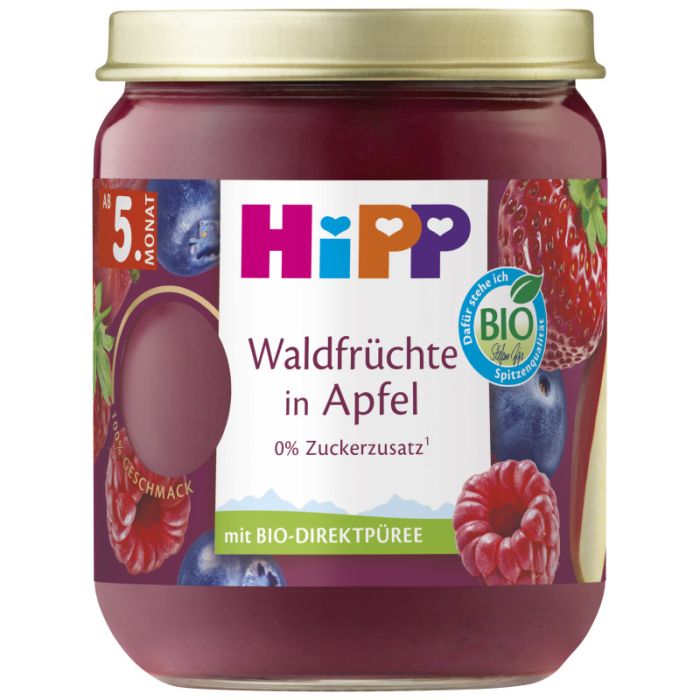 HiPP Waldfruechte in Apfel 160g-4062300455153