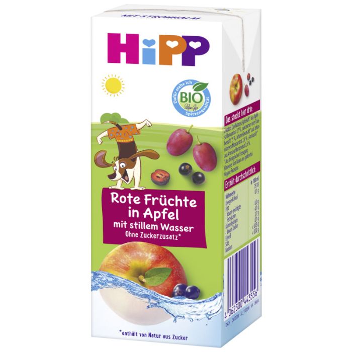 HiPP Rote Fr. in Apfel m. stillem Wasser 200g-4062300443556