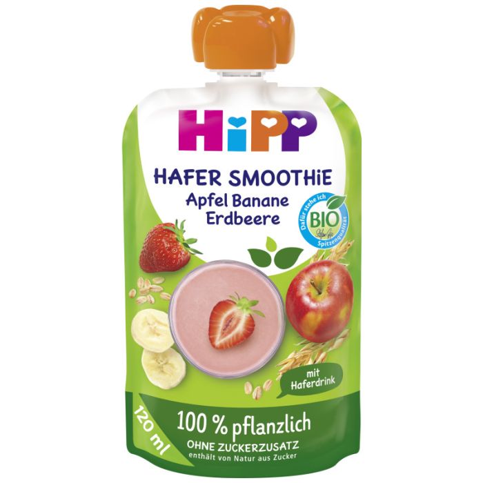 HiPP Erdb.Banane in Apfel mit Haferdrink 120mlt.-4062300437074