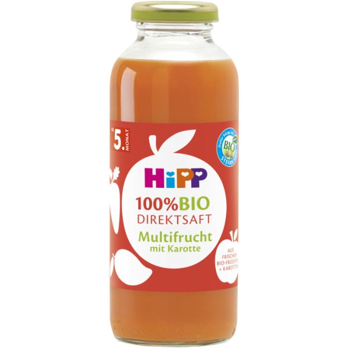HiPP Direktsaft Multifrucht mit Karotte 330ml-4062300350205